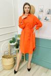 154426 Turuncu Ip Kemerli Tunik